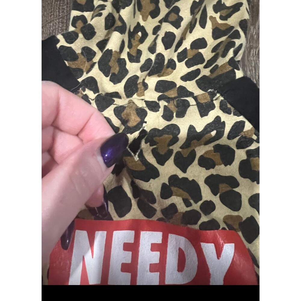Leopard print needy dog sweater hoodie - Picture 3 of 7